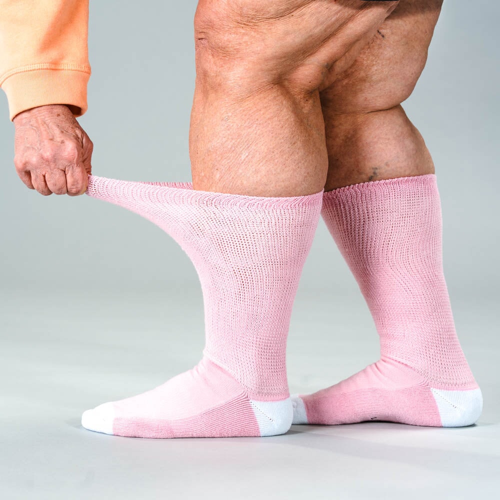 Pastel Pink EasyStretch™ Socks