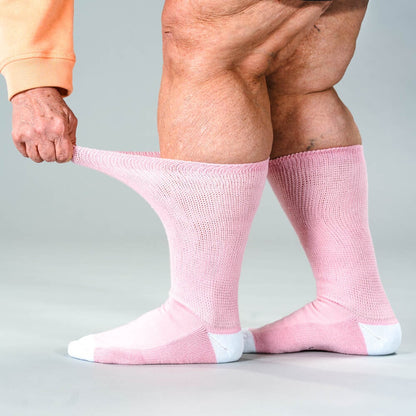 Pastel Pink EasyStretch™ Socks