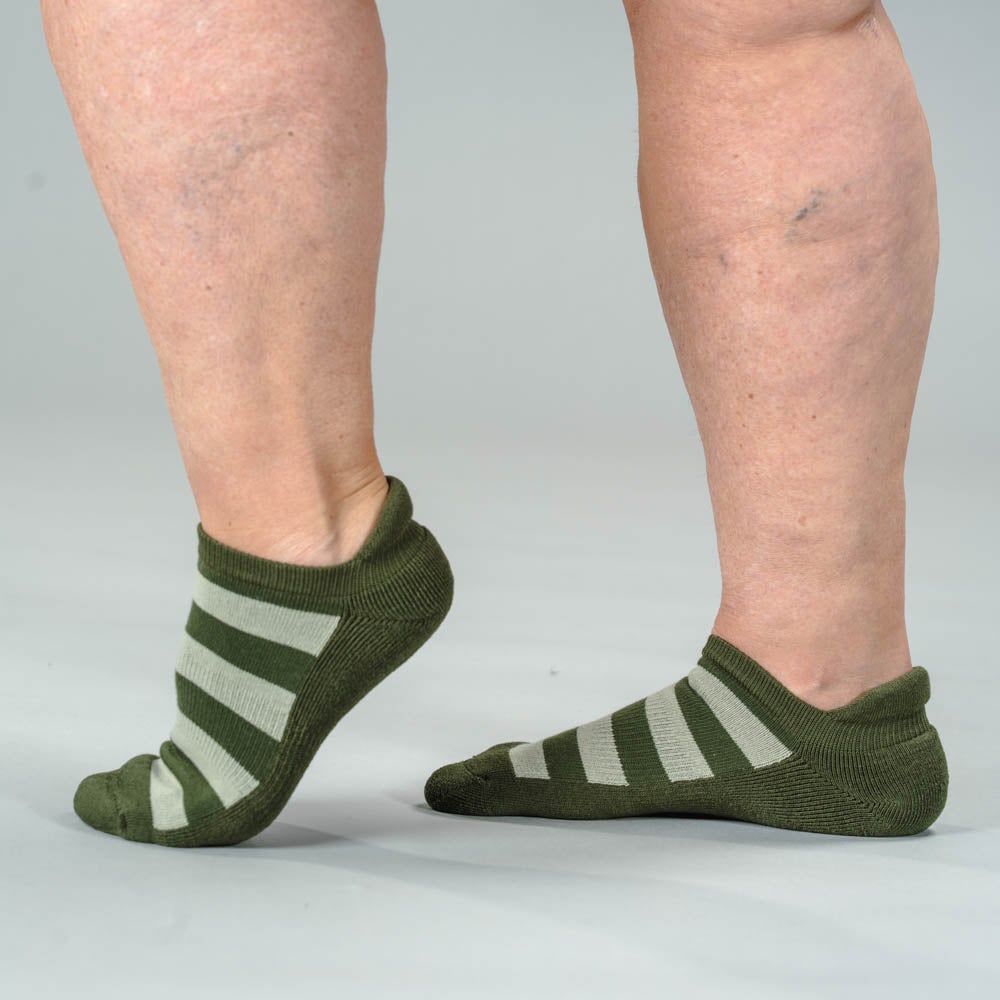 Green Ankle Socks