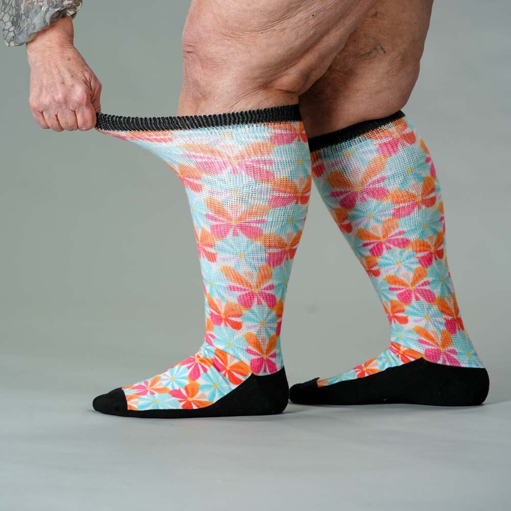 Groovy Blooms EasyStretch™ Socks