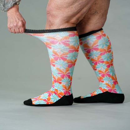 Groovy Blooms EasyStretch™ Socks