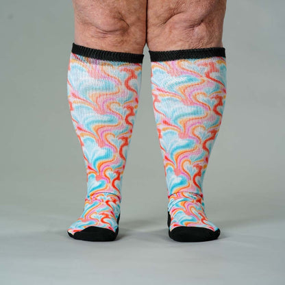 Spring Swirls  EasyStretch™ Socks