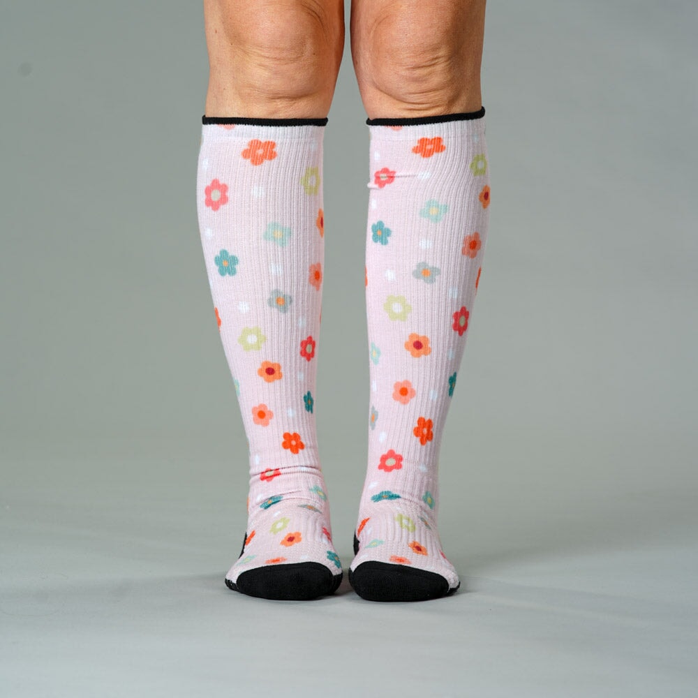 Daisy Dots Compression Socks