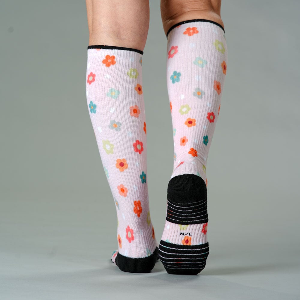 Daisy Dots Compression Socks