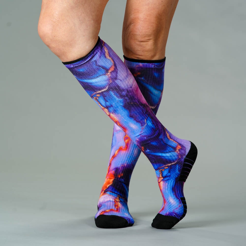 Golden Lavender Compression Socks