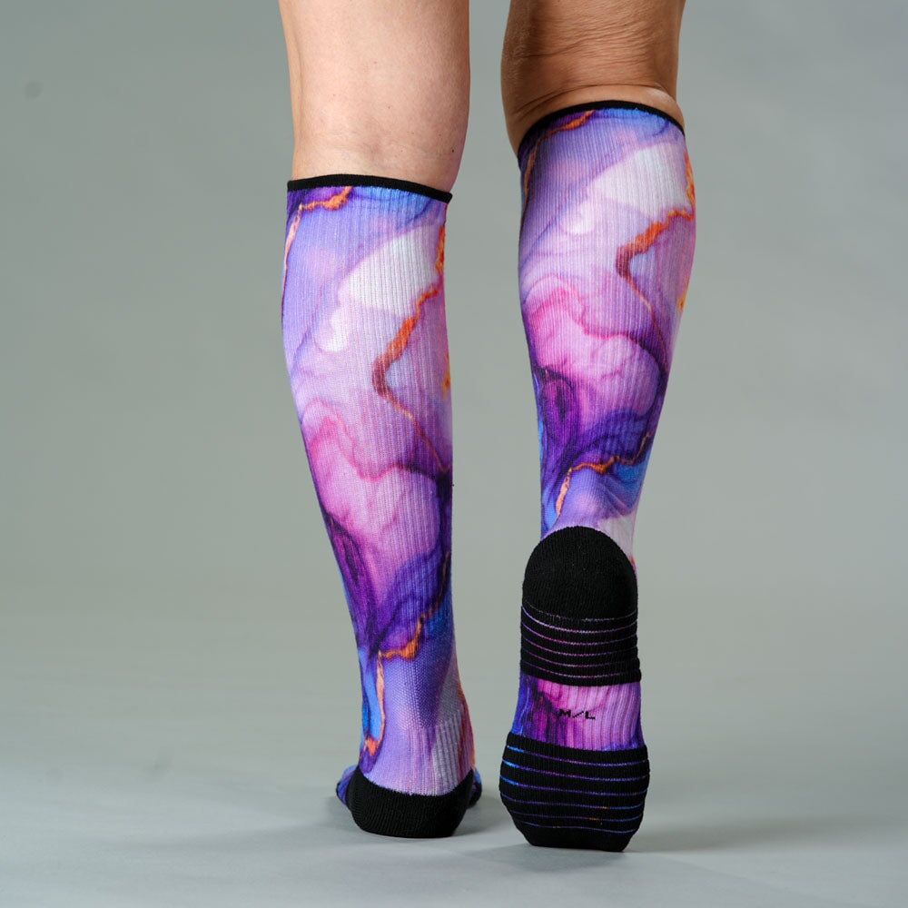 Golden Lavender Compression Socks