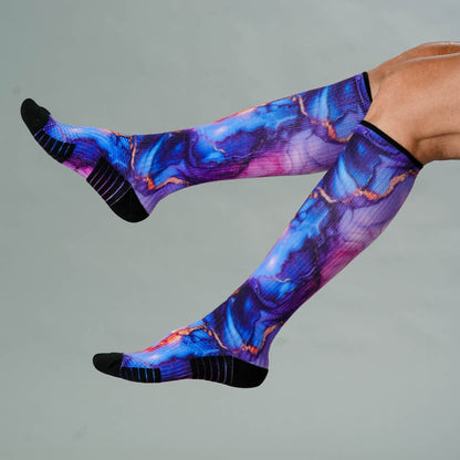 Golden Lavender Compression Socks