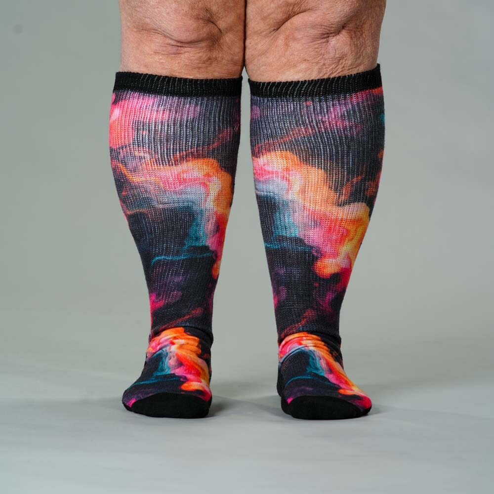Midnight Lava EasyStretch™ Socks
