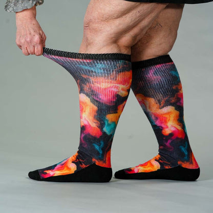 Midnight Lava EasyStretch™ Socks