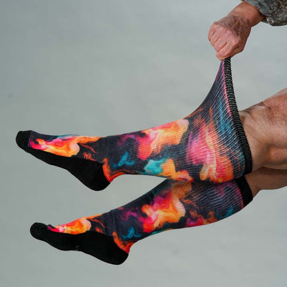 Midnight Lava EasyStretch™ Socks