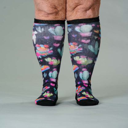 Llama Love EasyStretch™ Socks
