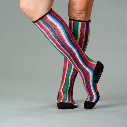 Fiesta Stripes Compression Socks