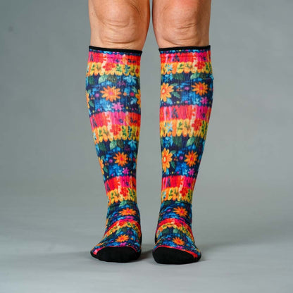 Spring Picnic Compression Socks