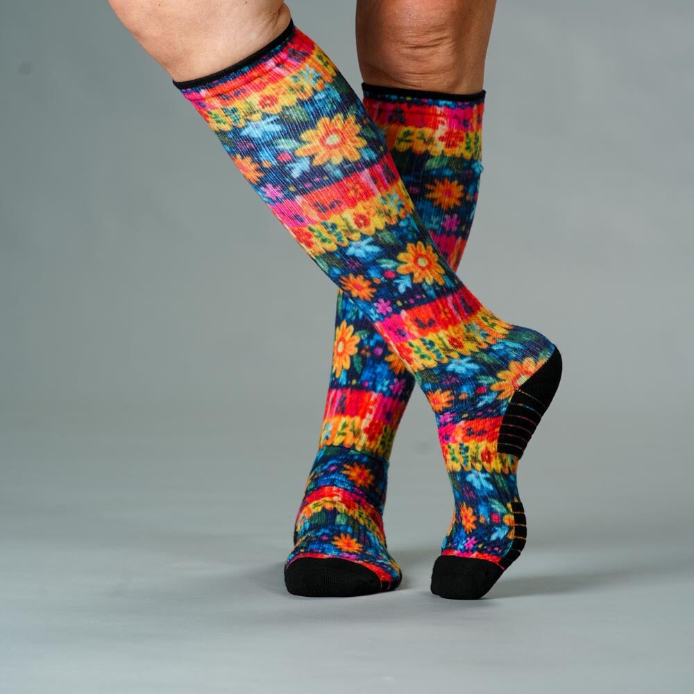 Spring Picnic Compression Socks