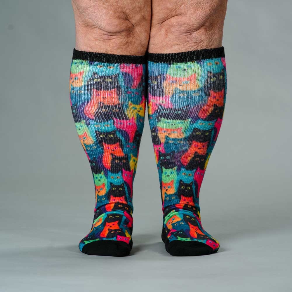 Kitty City EasyStretch™ Socks