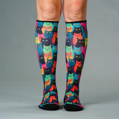 Kitty City Compression Socks