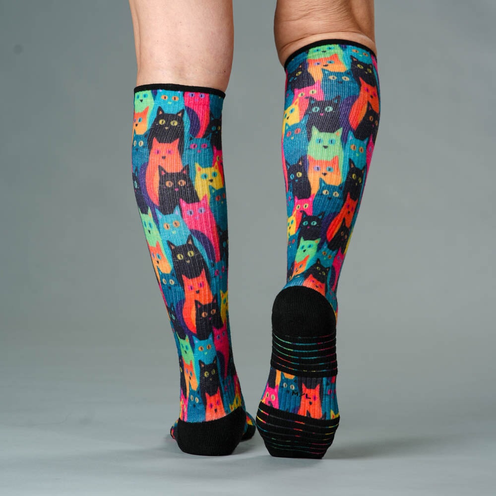 Kitty City Compression Socks