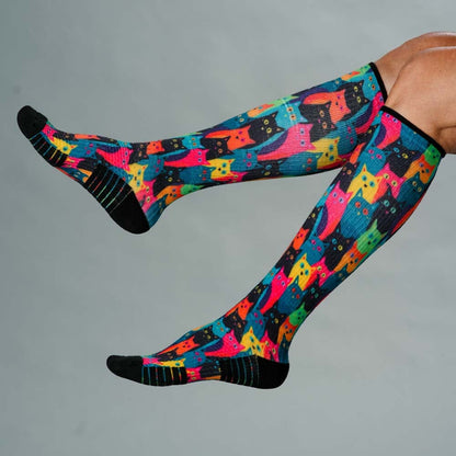 Kitty City Compression Socks