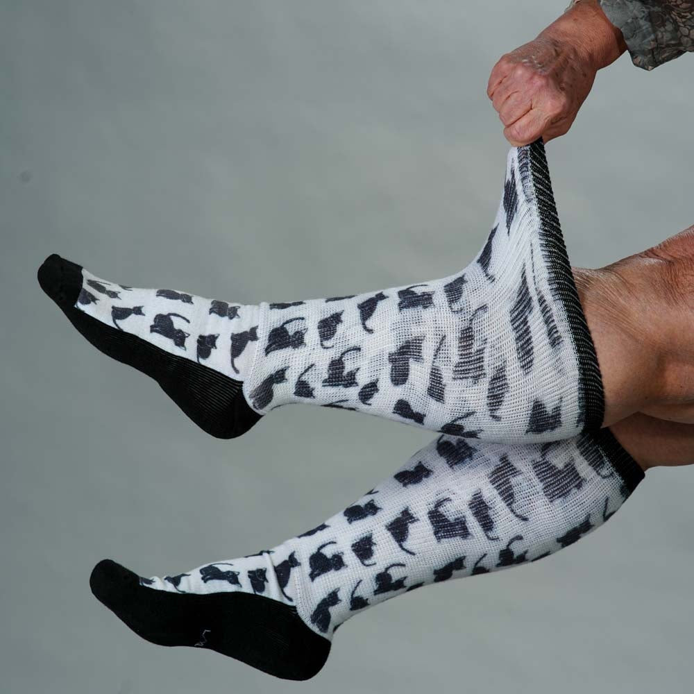 Black Meows EasyStretch™ Socks
