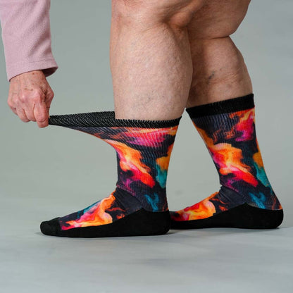 Midnight Lava EasyStretch™ Socks