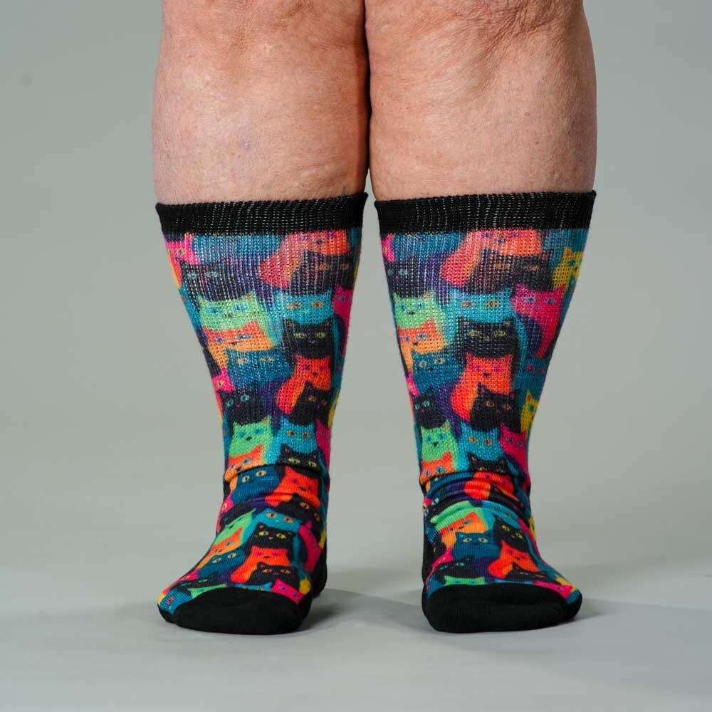 Kitty City EasyStretch™ Socks