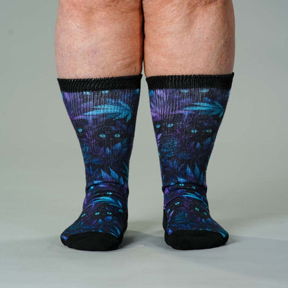 Mysterious Kitty EasyStretch™ Socks