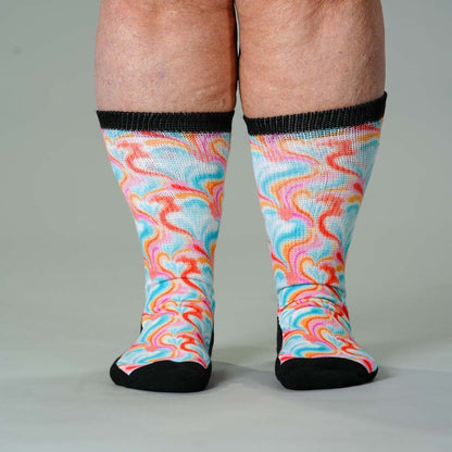 Spring Swirls  EasyStretch™ Socks