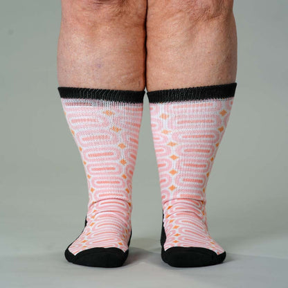 Peach Party EasyStretch™ Socks