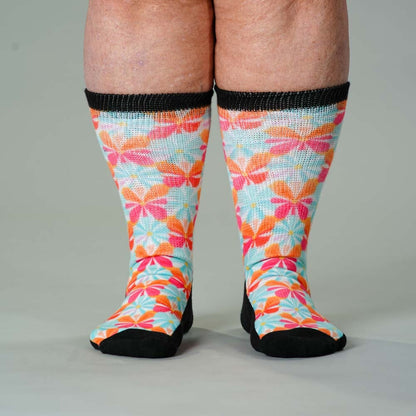 Groovy Blooms EasyStretch™ Socks