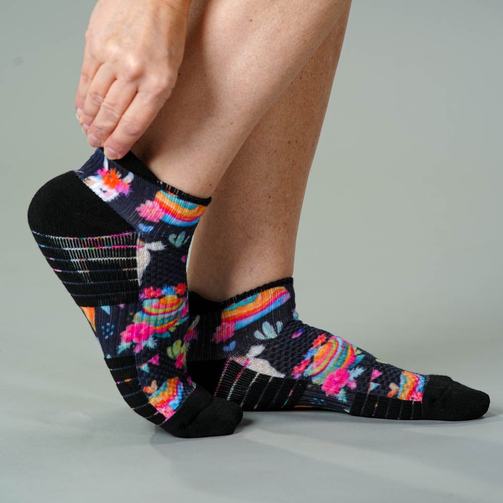 Llama Love Ankle Compression Socks