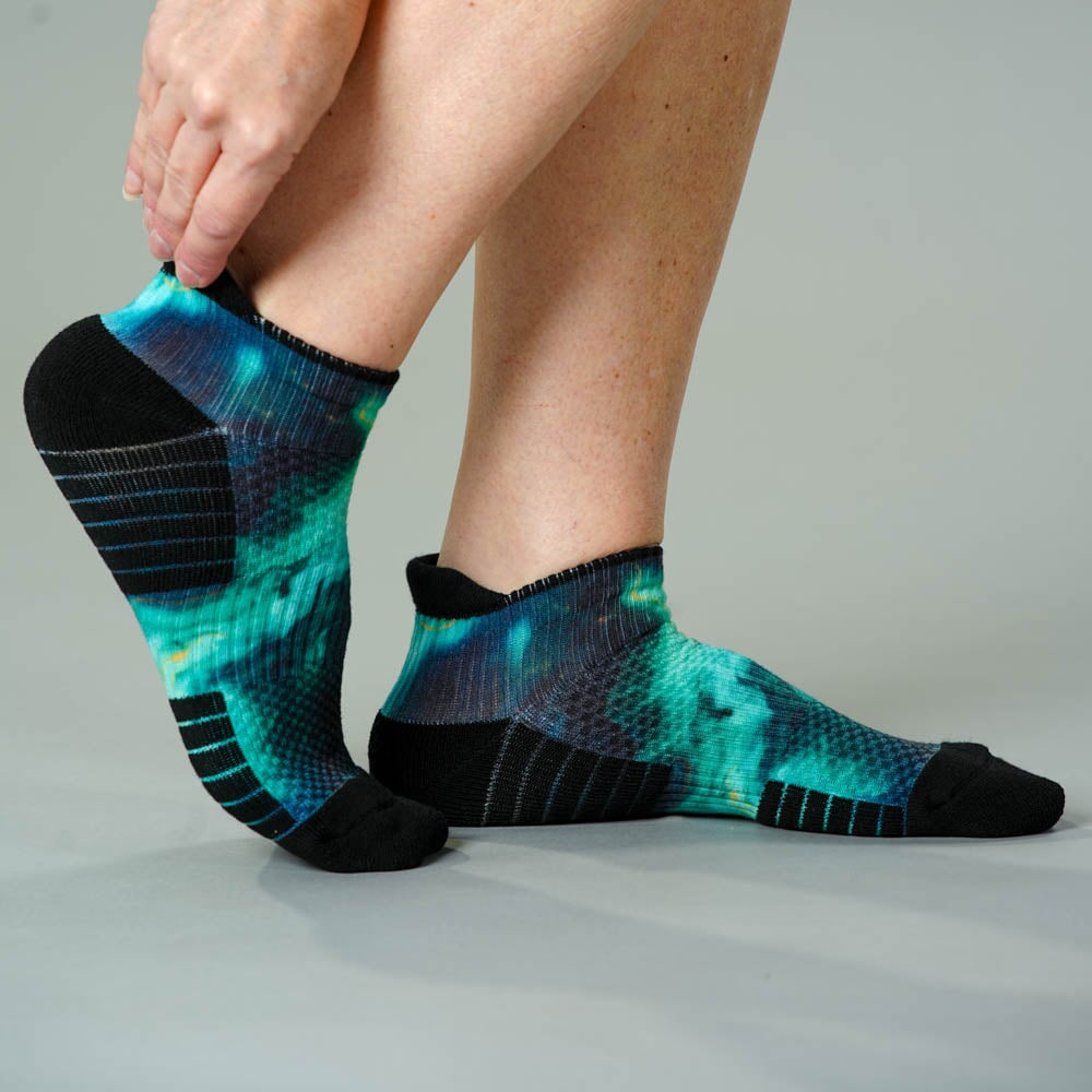 Malachite Ankle Compression Socks