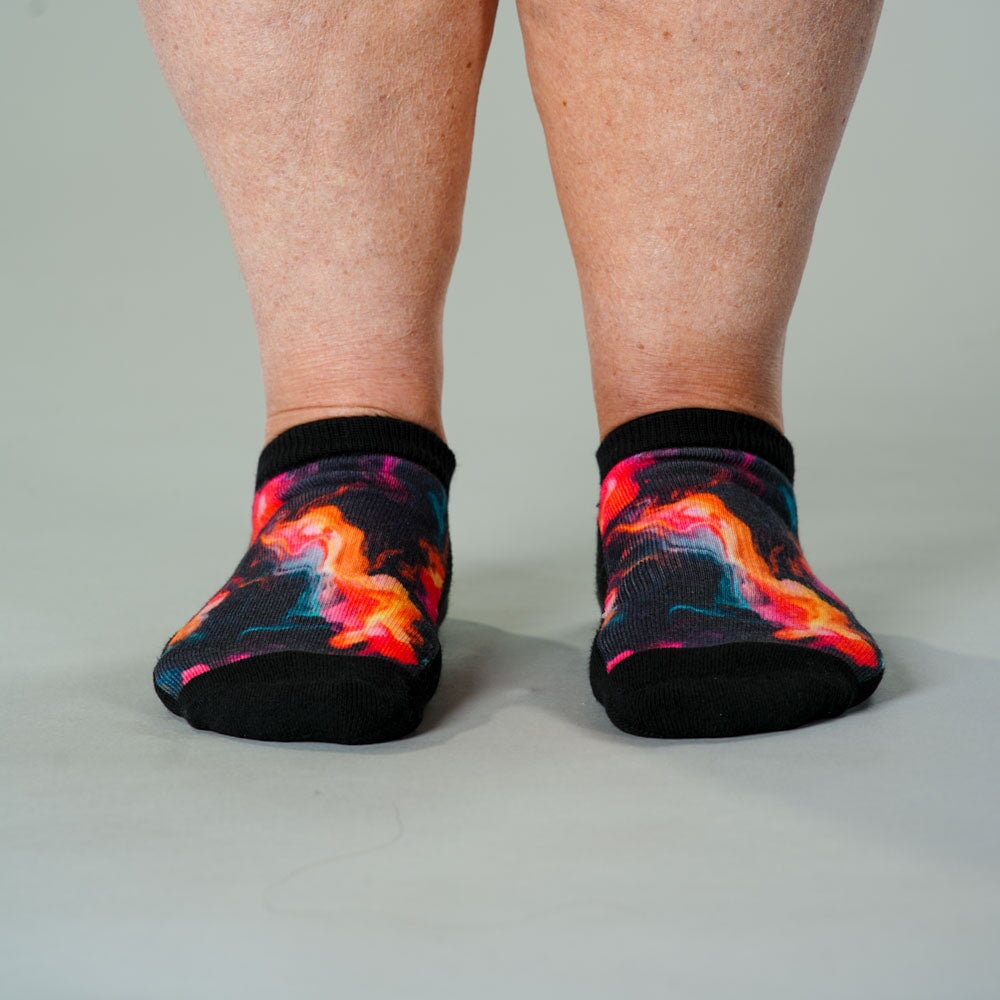 Midnight Lava Ankle Socks