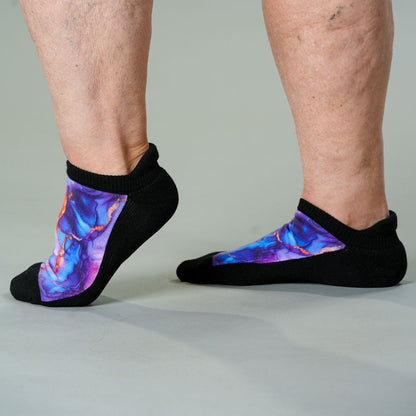 Golden Lavender Ankle Socks