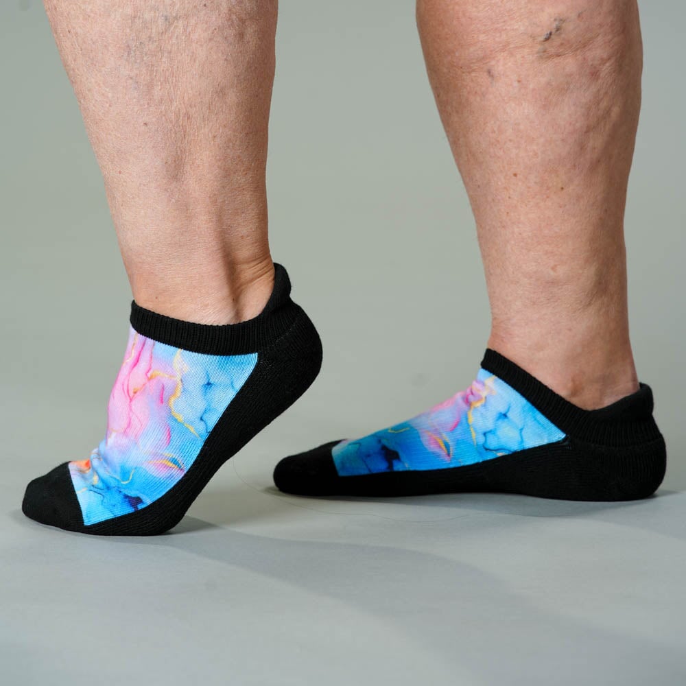 Pastel Marble Ankle Socks