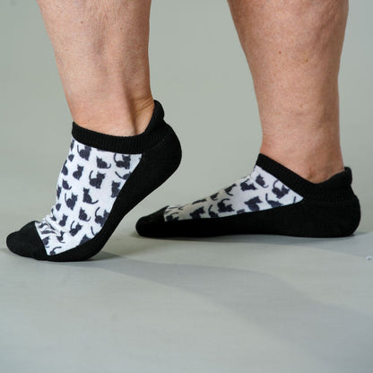 Black Meows Ankle Socks