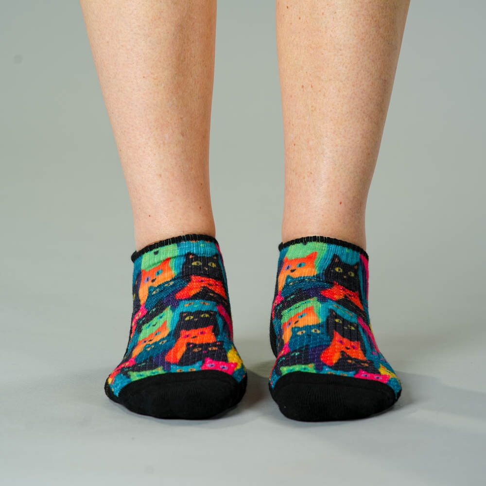 Kitty City Ankle Compression Socks