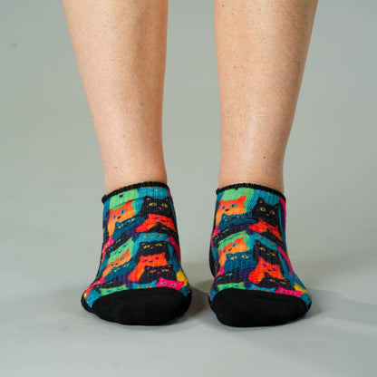 Kitty City Ankle Compression Socks