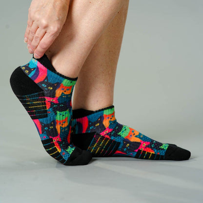 Kitty City Ankle Compression Socks