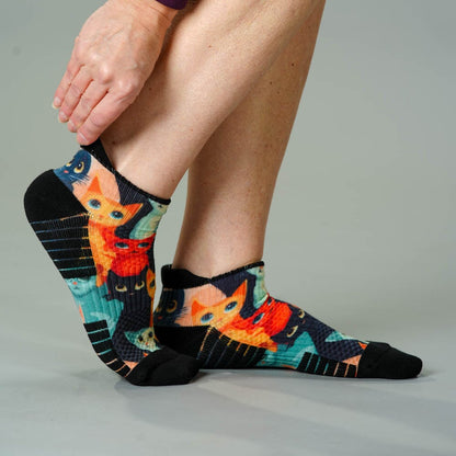 Whiskers Ankle Compression Socks