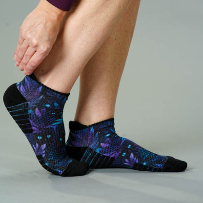 Mysterious Kitty Ankle Compression Socks
