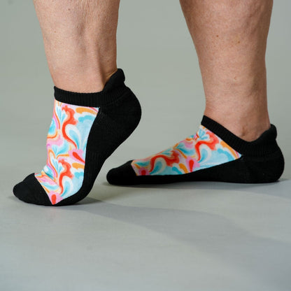 Spring Swirls  Ankle Socks