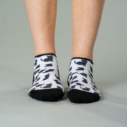 Black Meows Ankle Compression Socks