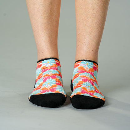 Groovy Blooms Ankle Compression Socks