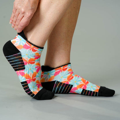 Groovy Blooms Ankle Compression Socks