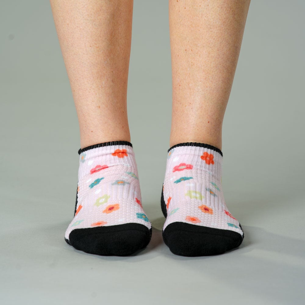 Daisy Dots Ankle Compression Socks
