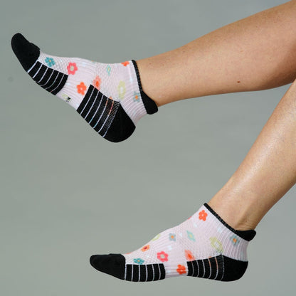 Daisy Dots Ankle Compression Socks