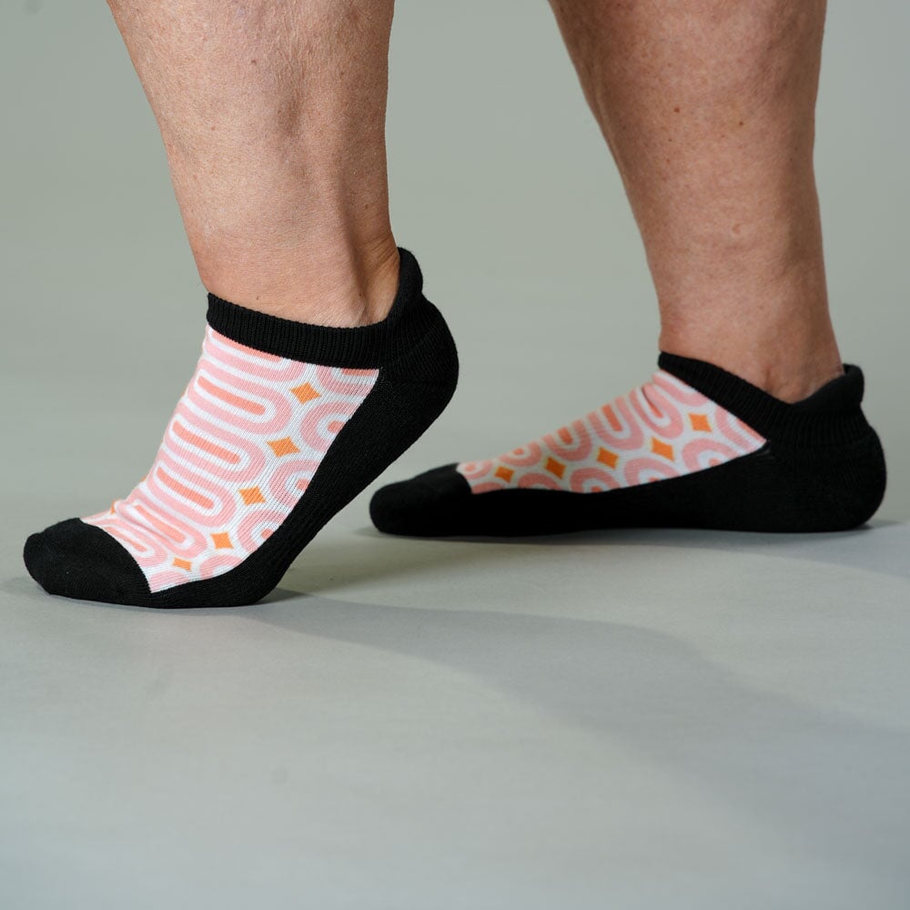 Peach Party Ankle Socks