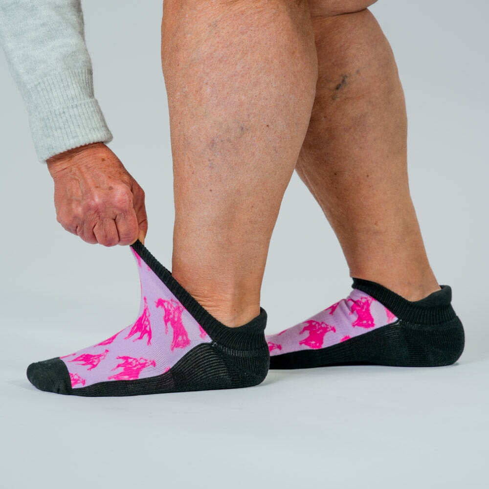 Saddle Up Ankle Socks