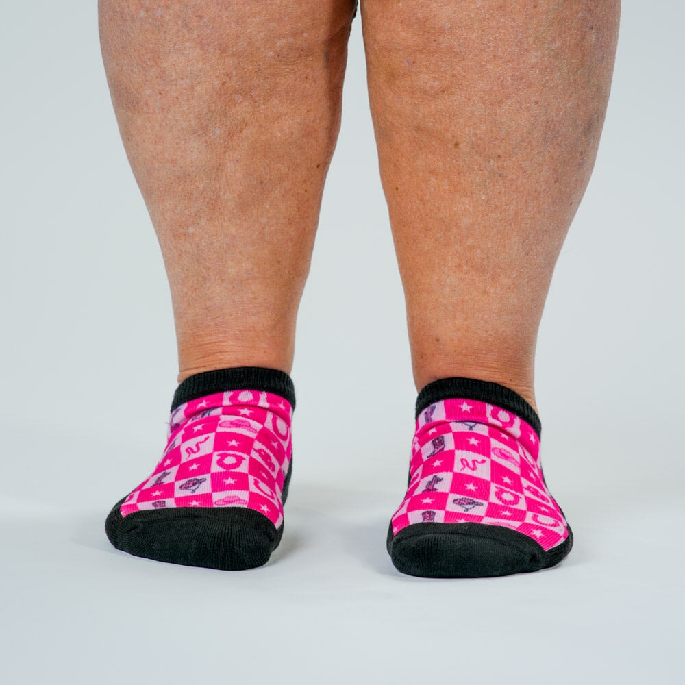 Pink Rodeo Ankle Socks