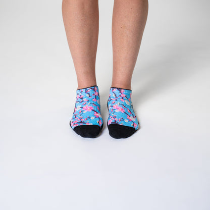 Cherry Blossoms Ankle Compression Socks